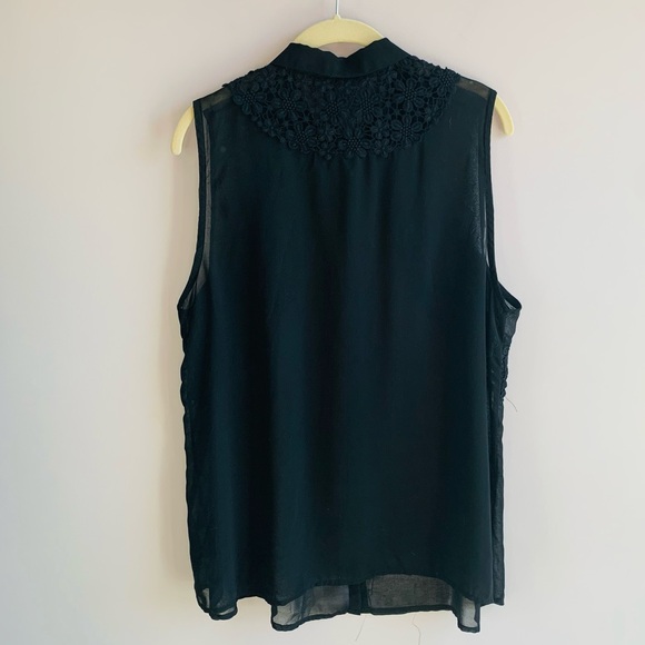 Fylo Black Sheer Sleeveless - Picture 8 of 8